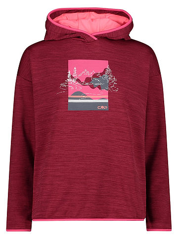 Fleecepullover in Rot