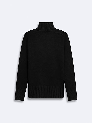 Rollkragenpullover in Schwarz