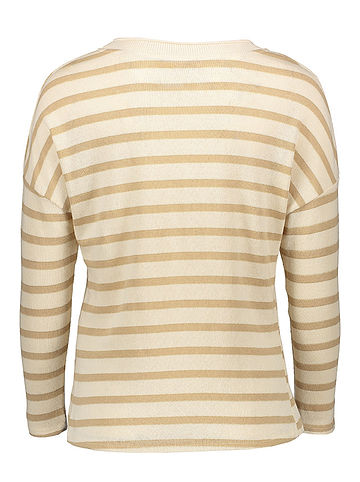 Pullover in Beige/ Hellbraun