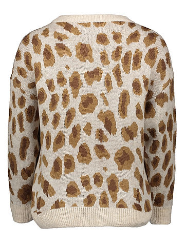 Pullover in Beige/ Hellbraun