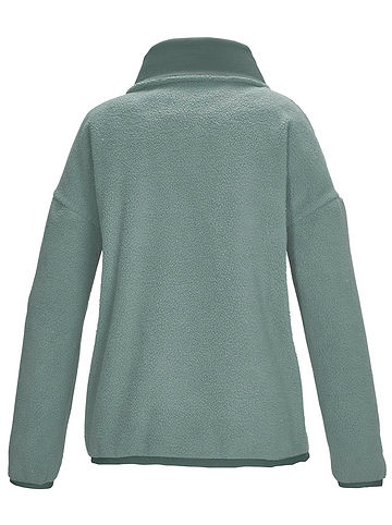 Fleecepullover in Hellblau
