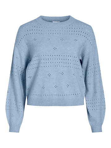 Pullover in Hellblau