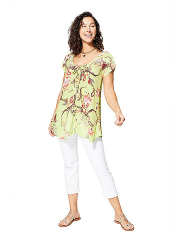 Bluse in Hellgrün