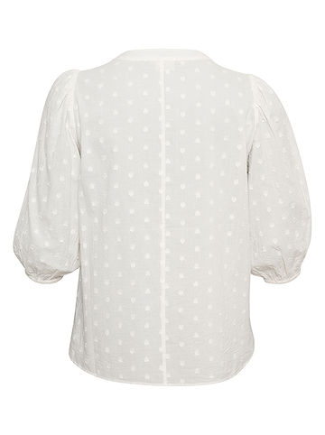 Bluse in Creme