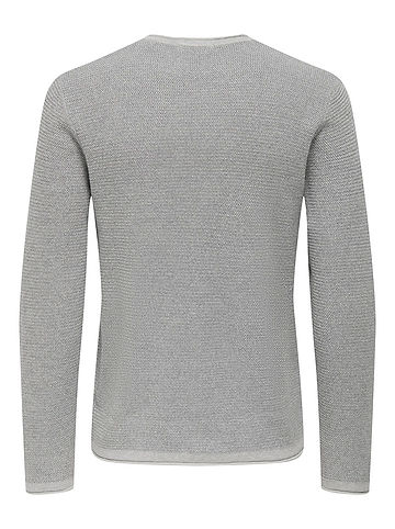 Pullover "Eric" in Hellgrau