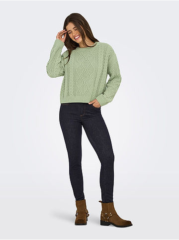 Pullover in Hellgrün