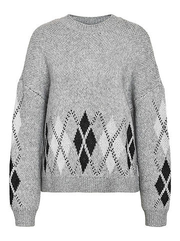 Pullover in Grau