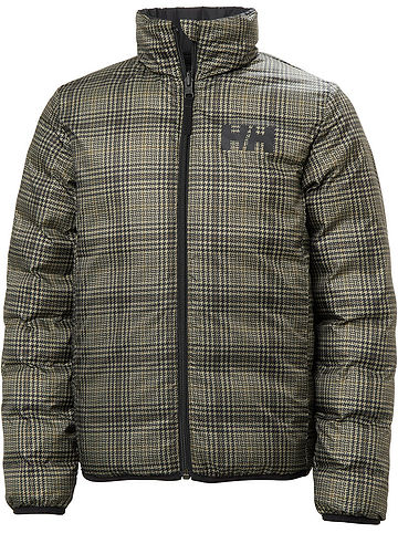 Wende-Steppjacke "Marka" in Schwarz/ Grau
