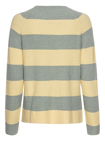 Pullover in Hellblau/ Gelb