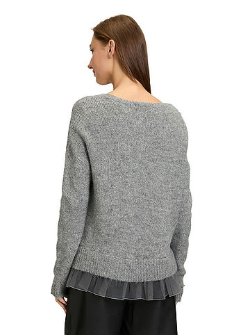 Pullover in Grau