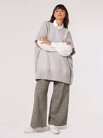 Pullover in Hellgrau