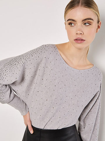 Pullover in Grau