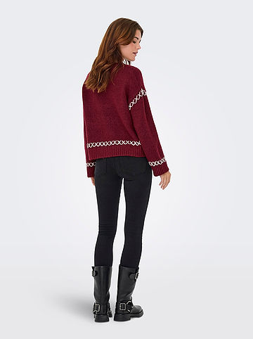 Pullover in Bordeaux