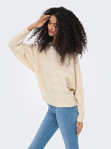 Pullover in Creme