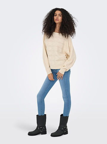 Pullover in Creme