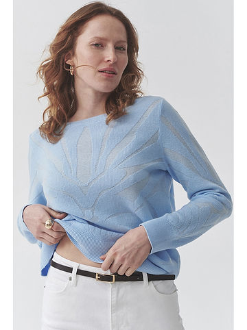 Pullover in Hellblau