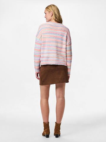 Pullover in Bunt/ Rosa