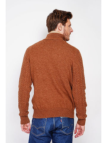 Pullover in Hellbraun
