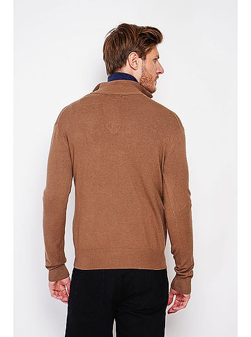 Pullover in Hellbraun