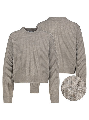 Pullover in Grau