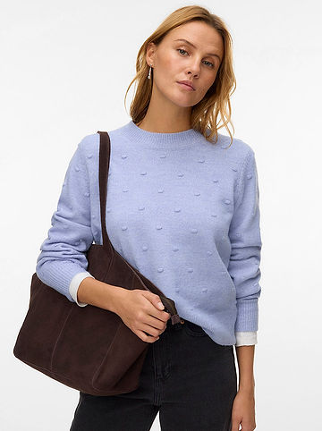 Pullover in Hellblau