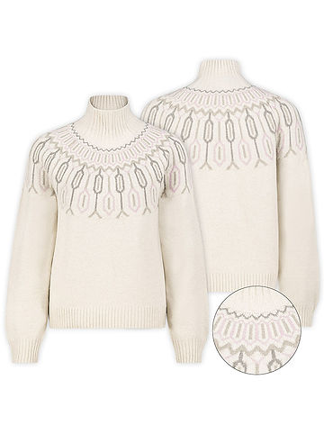 Pullover in Creme