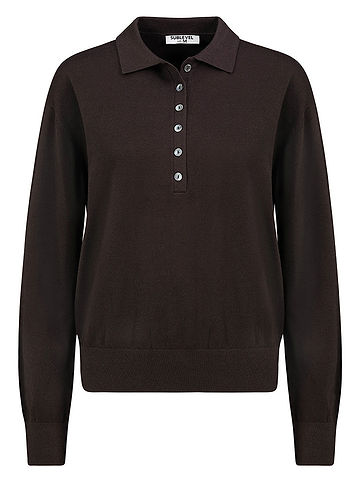 Pullover in Dunkelbraun