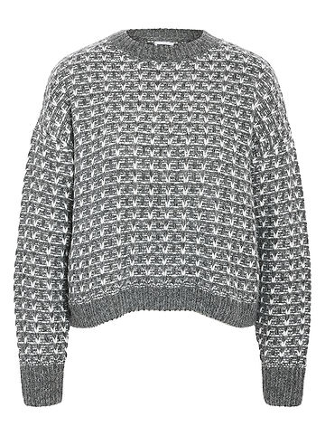 Pullover in Grau