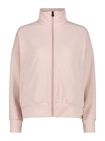 Sweatjacke in Rosa