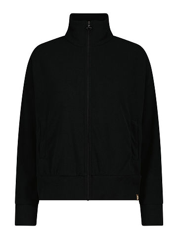 Sweatjacke in Schwarz