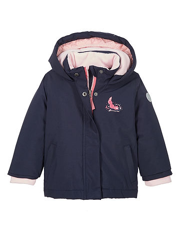 Functionele jas donkerblauw
