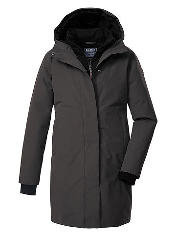 Functionele parka grijs