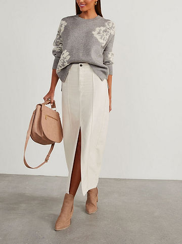 Pullover in Grau