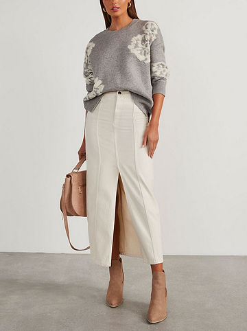Pullover in Grau