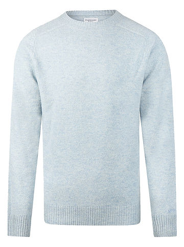 Wollpullover in Hellblau