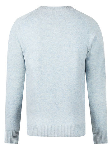 Wollpullover in Hellblau