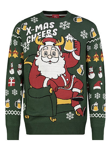 Pullover in Grün