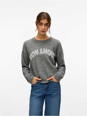 Pullover in Grau