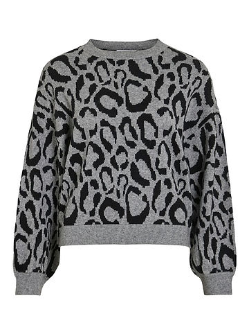 Pullover "Tip" in Grau/ Schwarz