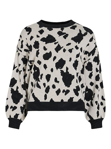 Pullover "Tip" in Grau/ Schwarz