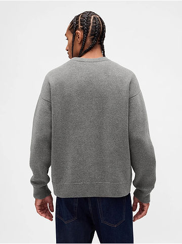 Pullover in Grau