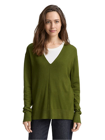 Pullover in Grün