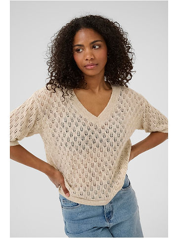 Kaffe Pullover in Beige