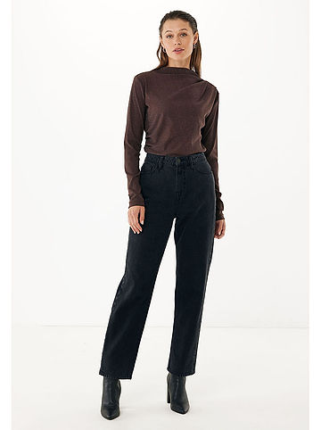 Longsleeve in Braun