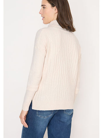 Rollkragenpullover in Creme