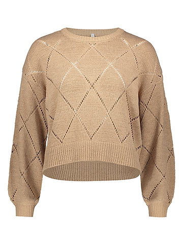 Pullover in Hellbraun