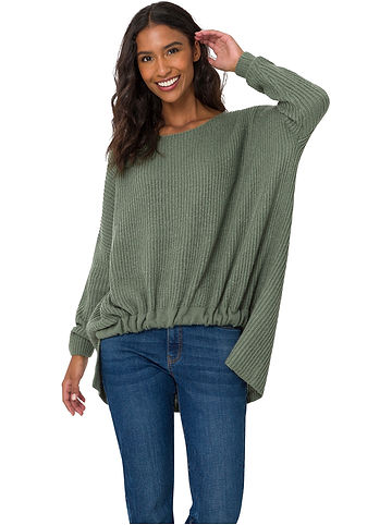 Pullover in Grün