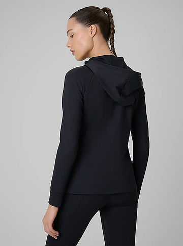 Sweatjacke in Schwarz