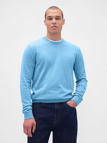 Pullover in Hellblau