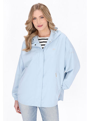 Softshelljacke in Hellblau